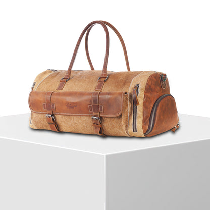 ForestBeast- Hairon Leather Duffle Bag