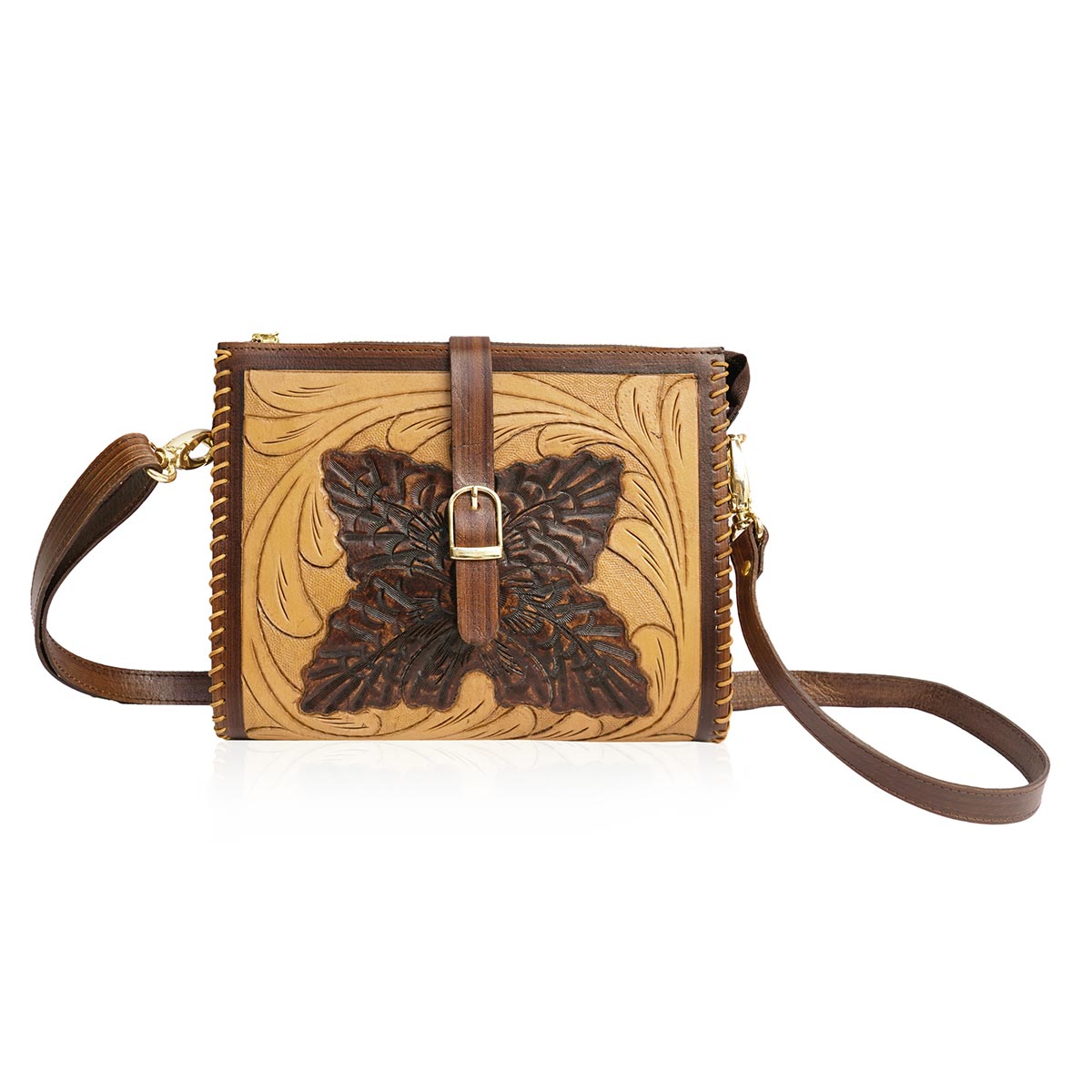 BloomFly- Leather Sling Bag