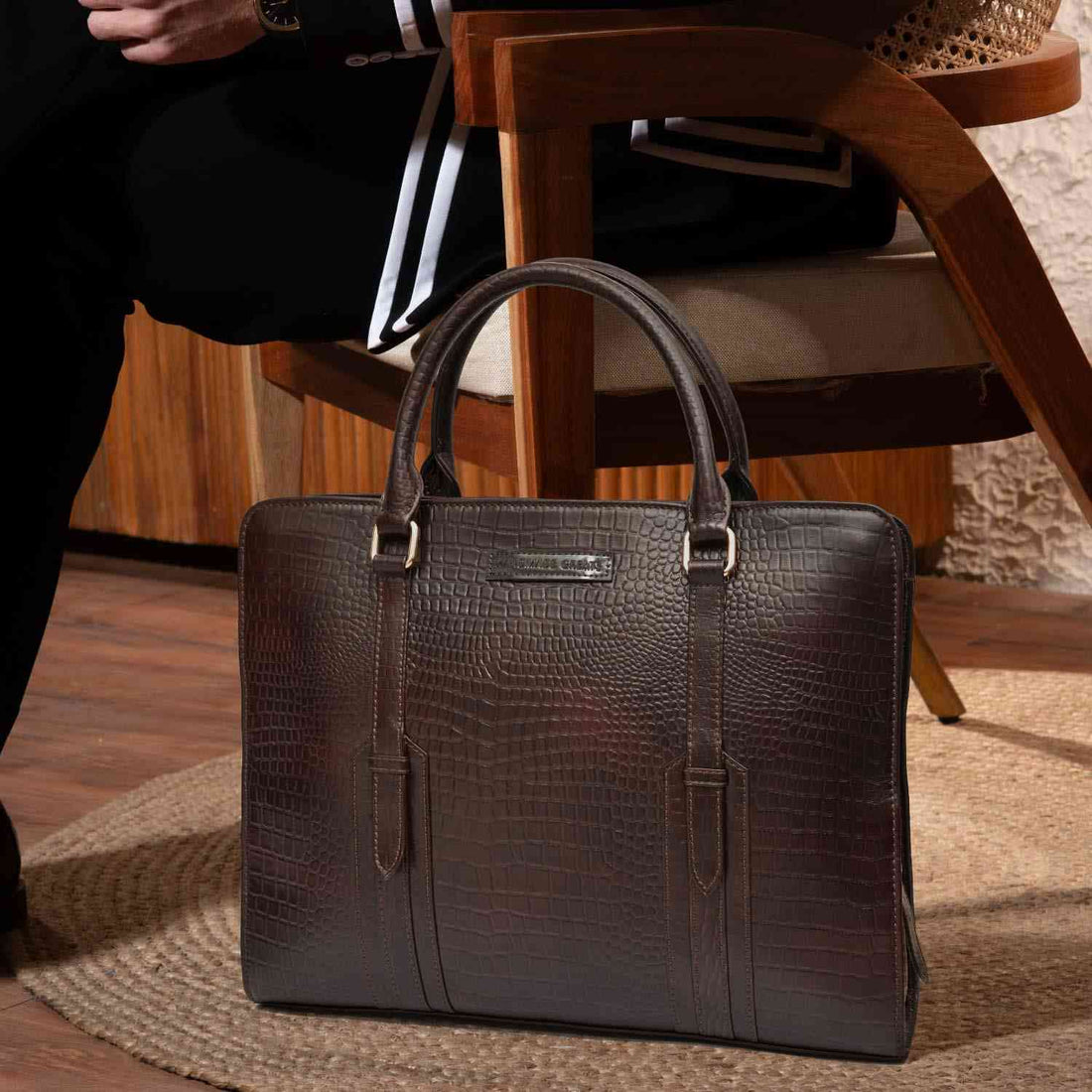 CRUISE - GENUINE LEATHER LAPTOP BRIEFCASE
