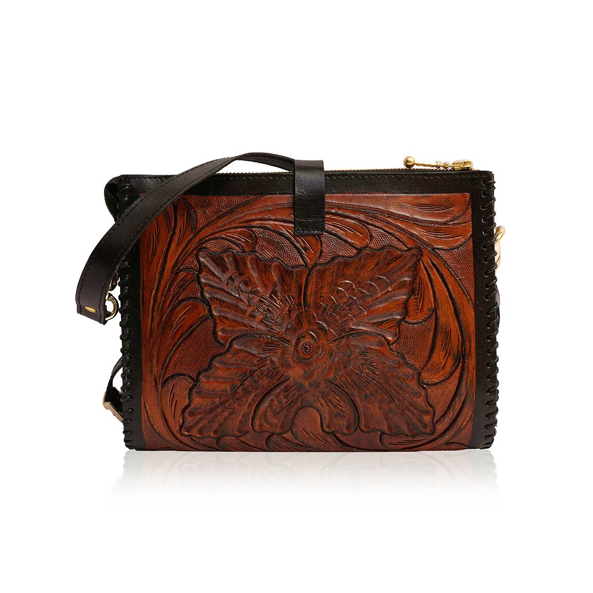 BloomFly- Leather Sling Bag