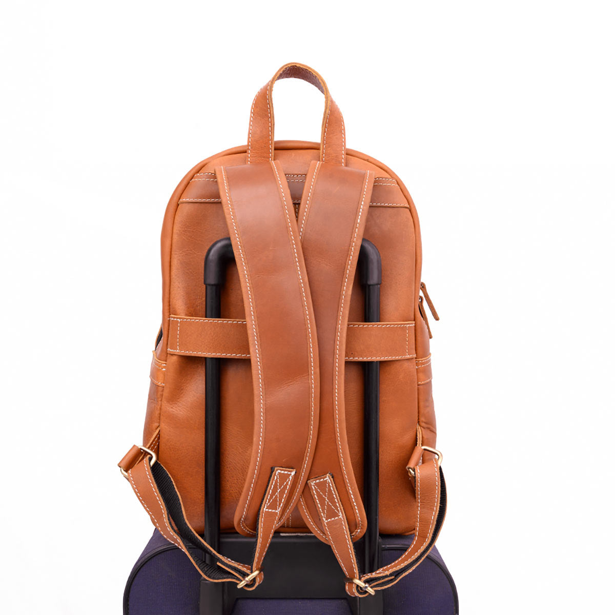 SANDSTONE - GENUINE LEATHER BACKPACK