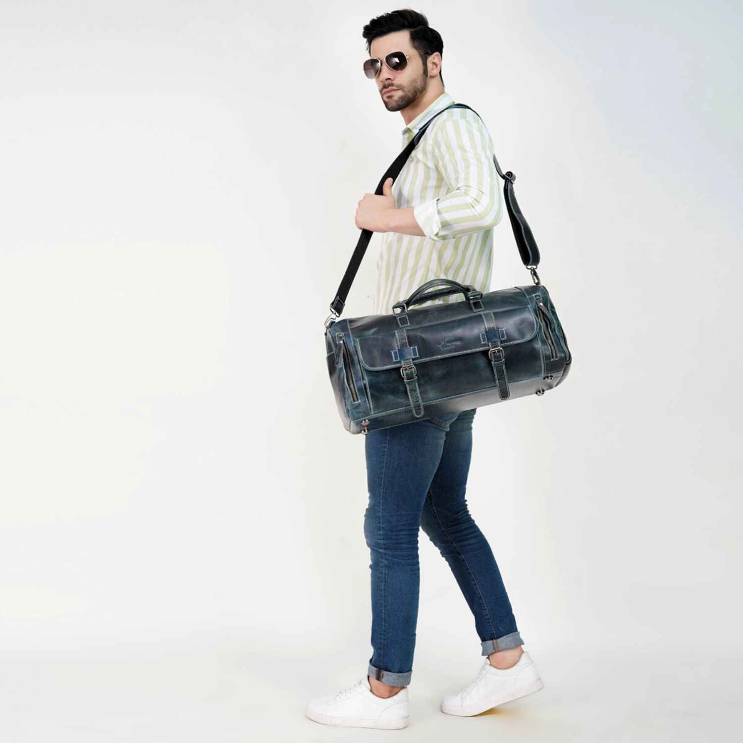 ELECTRICK - GENUINE LEATHER DUFFLE BAG