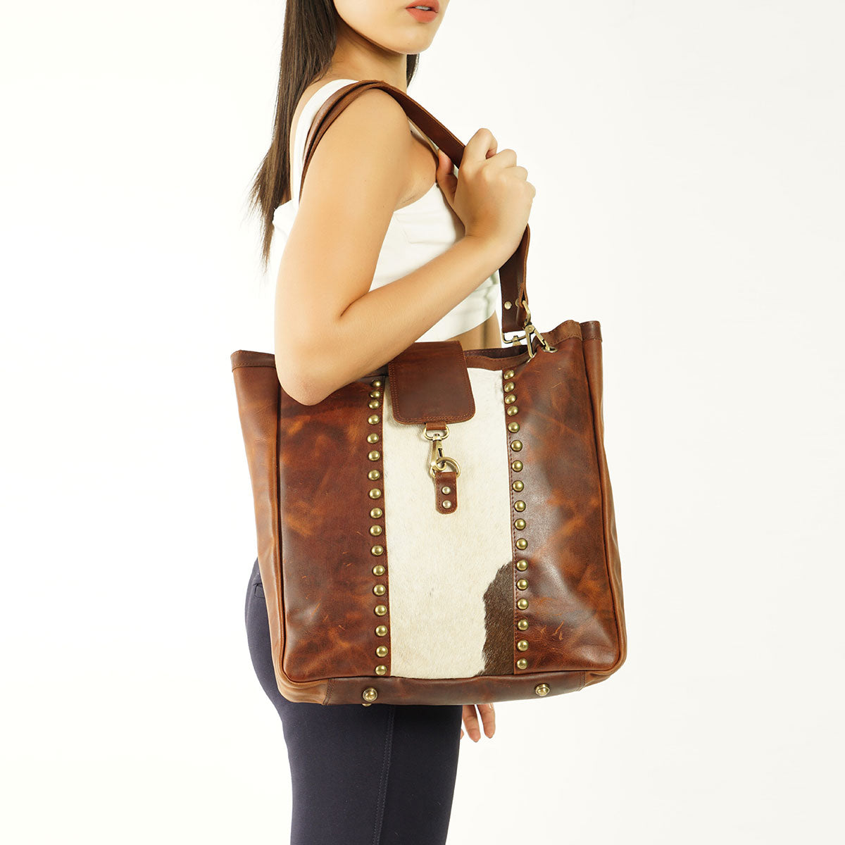 BrizCohi- Leather Tote Bag