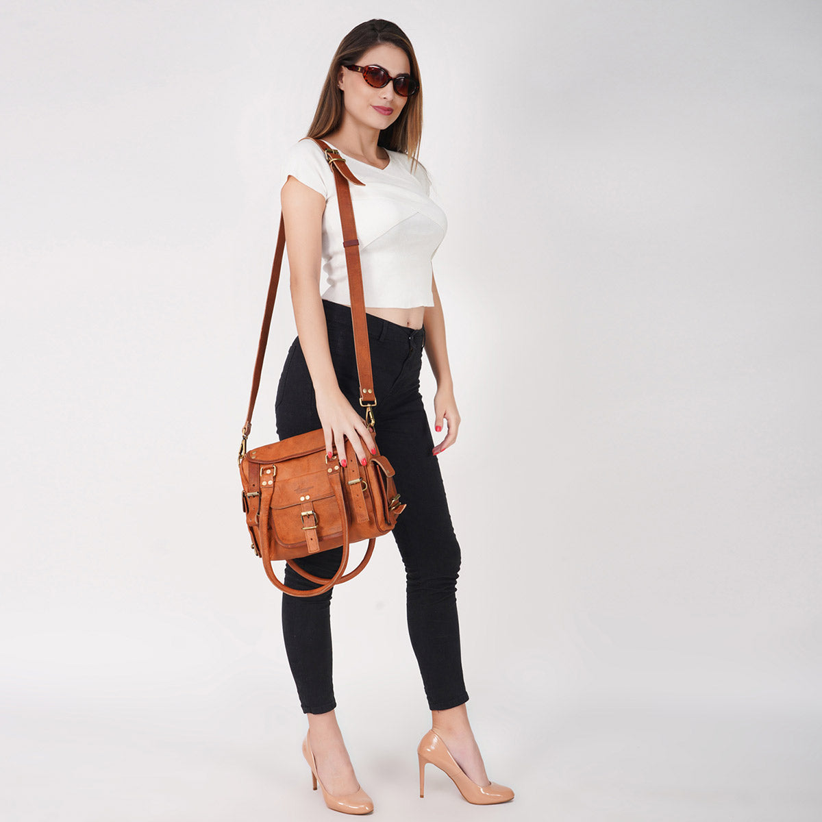 Dovetail- Leather Sling Bag (2 in 1)