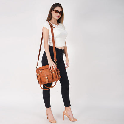 Dovetail- Leather Sling Bag (2 in 1)