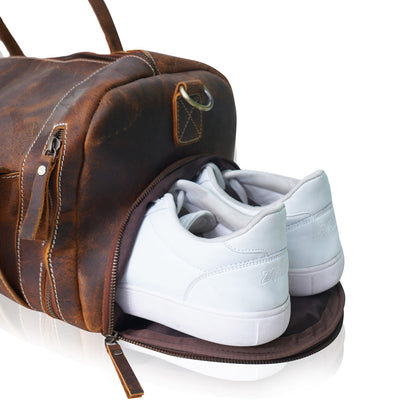 VINTUFF - GENUINE LEATHER DUFFLE BAG