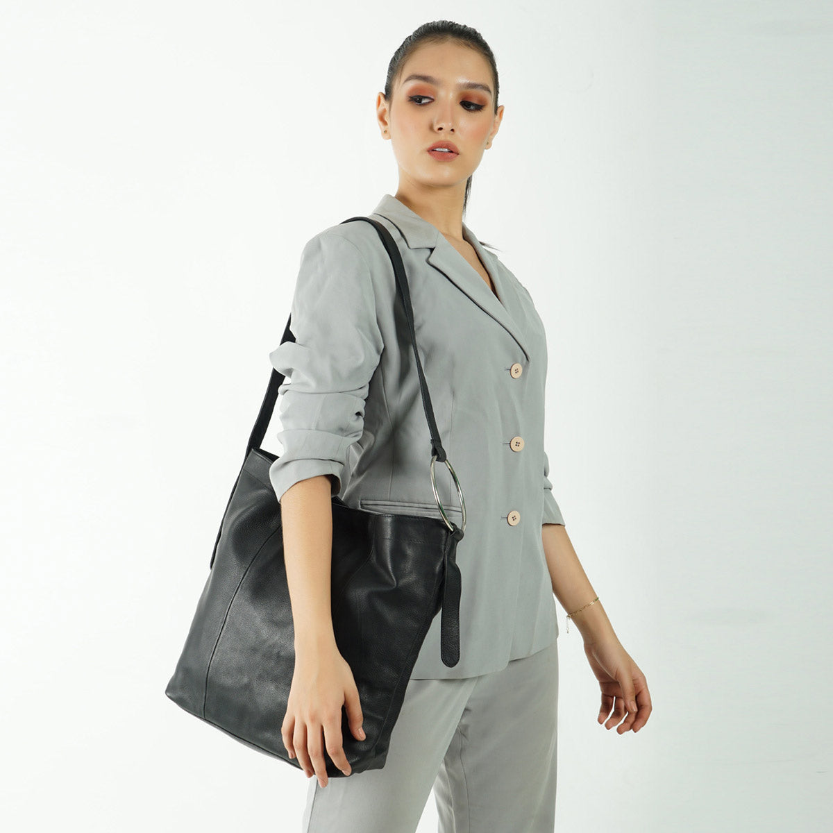 RingDaily- Leather Shoulder Bag