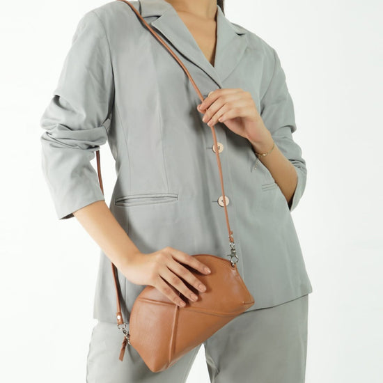 CrossKit- Leather Sling Bag (2 in 1)
