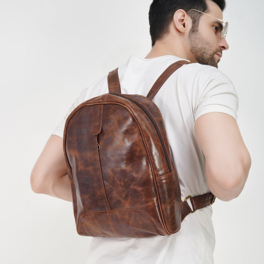 WintageLif- Leather Backpack