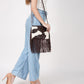 CohiFrinz- Leather Sling Bag with fringes